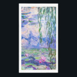 Claude Monet - Water Lilies / Nympheas 1919 Servet<br><div class="desc">Water Lilies / Nympheas (W.1852) - Claude Monet,  Oil on Canvas,  1916-1919</div>