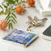 Claude Monet - Water Lilies / Nympheas 1919 Sleutelhanger (Zijkant)