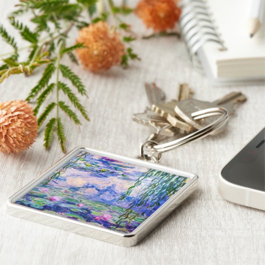 Claude Monet - Water Lilies / Nympheas 1919 Sleutelhanger (Zijkant)