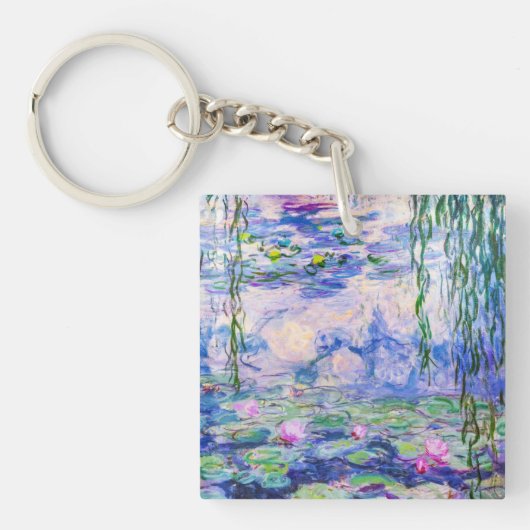 Claude Monet - Water Lilies / Nympheas 1919 Sleutelhanger (Voorkant)