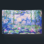Claude Monet - Water Lilies / Nympheas 1919 Spandoek<br><div class="desc">Water Lilies / Nympheas (W.1852) - Claude Monet,  Oil on Canvas,  1916-1919</div>