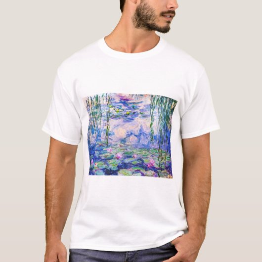 Claude Monet - Water Lilies / Nympheas 1919 T-shirt (Voorkant)