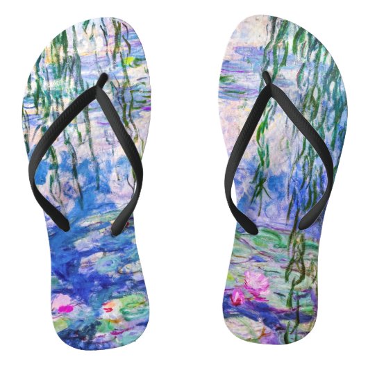 Claude Monet - Water Lilies / Nympheas 1919 Teenslippers (Voetbed)