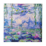 Claude Monet - Water Lilies / Nympheas 1919 Tegeltje<br><div class="desc">Water Lilies / Nympheas (W.1852) - Claude Monet,  Oil on Canvas,  1916-1919</div>