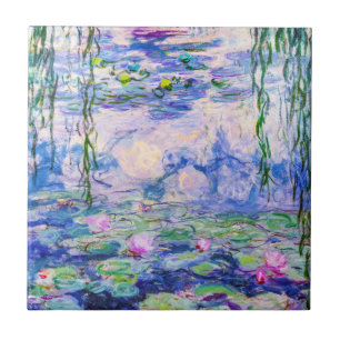 Claude Monet - Water Lilies / Nympheas 1919 Tegeltje