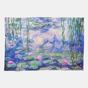 Claude Monet - Water Lilies / Nympheas 1919 Theedoek
