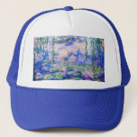 Claude Monet - Water Lilies / Nympheas 1919 Trucker Pet<br><div class="desc">Water Lilies / Nympheas (W.1852) - Claude Monet,  Oil on Canvas,  1916-1919</div>