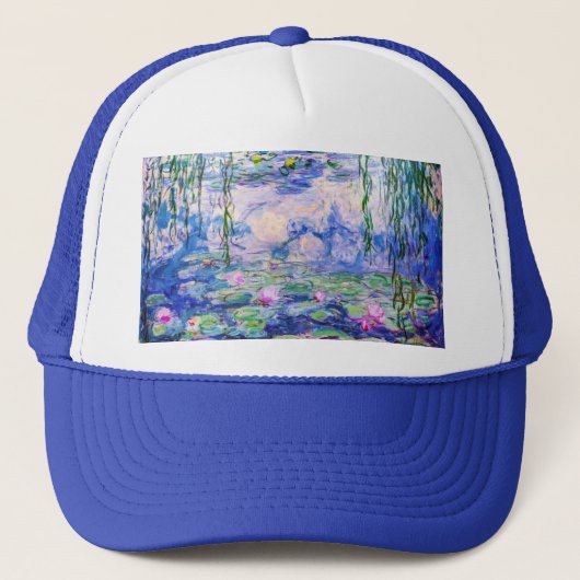 Claude Monet - Water Lilies / Nympheas 1919 Trucker Pet (Voorkant)