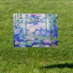 Claude Monet - Water Lilies / Nympheas 1919 Tuinbord<br><div class="desc">Water Lilies / Nympheas (W.1852) - Claude Monet,  Oil on Canvas,  1916-1919</div>