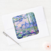 Claude Monet - Water Lilies / Nympheas 1919 Vierkante Sticker (Envelop)