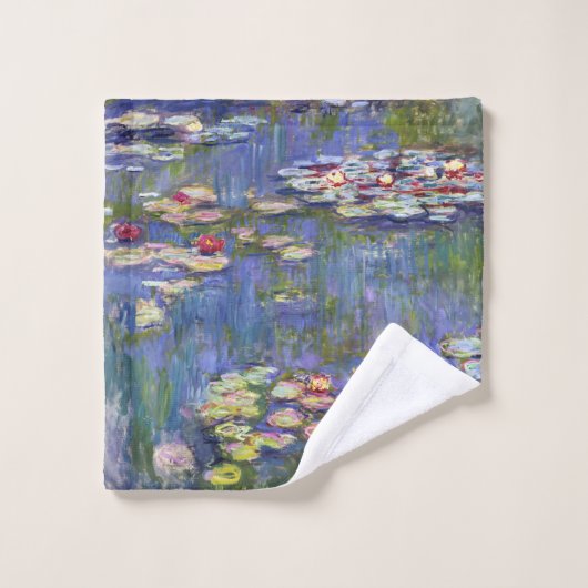 Claude Monet - Water Lilies / Nympheas Bad Handdoek (Wasdoekje)