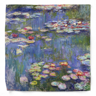 Claude Monet - Water Lilies / Nympheas Bandana