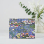 Claude Monet - Water Lilies / Nympheas Briefkaart (Staand voorkant)