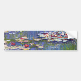 Claude Monet - Water Lilies / Nympheas Bumpersticker