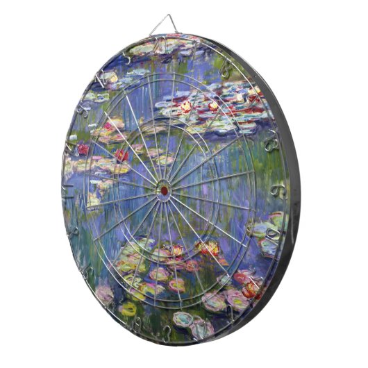 Claude Monet - Water Lilies / Nympheas Dartbord (Voorkant Rechts)