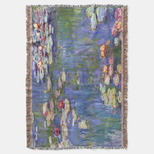 Claude Monet - Water Lilies / Nympheas Deken (Voorkant Verticaal)