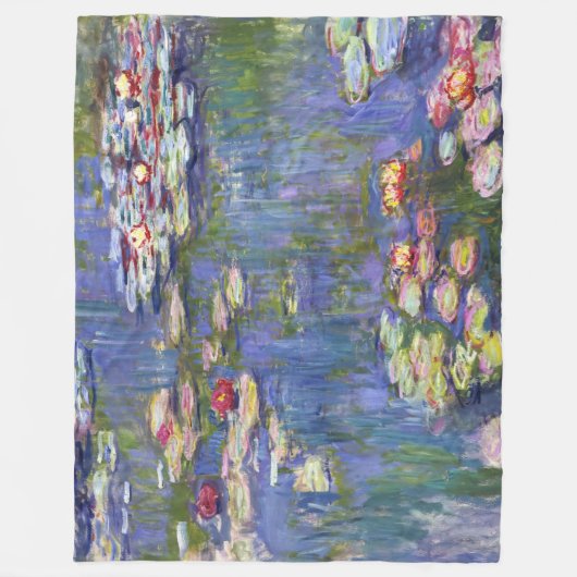 Claude Monet - Water Lilies / Nympheas Fleece Deken (Voorkant)