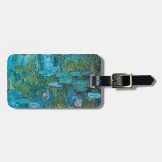 Claude Monet Water Lilies Nymphéas GalleryHD Bagagelabel (Voorkant horizontaal)