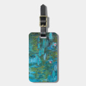 Claude Monet Water Lilies Nymphéas GalleryHD Bagagelabel (Voorkant verticaal)