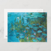 Claude Monet Water Lilies Nymphéas GalleryHD Briefkaart (Voorkant / Achterkant)