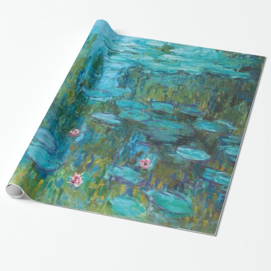 Claude Monet Water Lilies Nymphéas GalleryHD Cadeaupapier (Uitgerold)