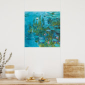 Claude Monet Water Lilies Nymphéas GalleryHD Poster (Keuken)
