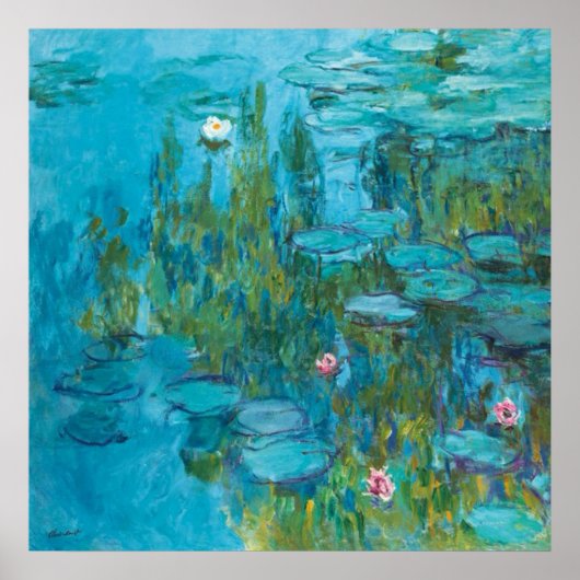 Claude Monet Water Lilies Nymphéas GalleryHD Poster (Voorkant)