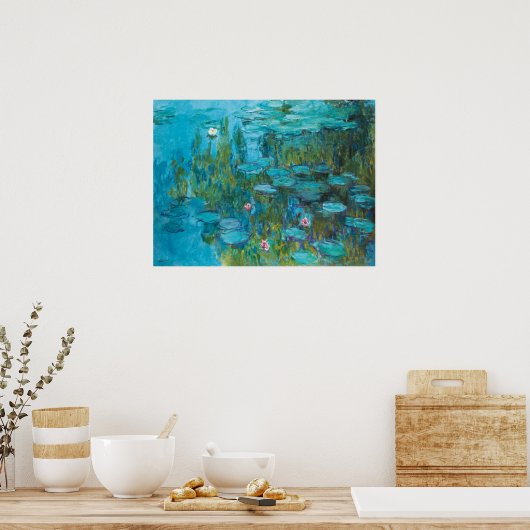 Claude Monet Water Lilies Nymphéas GalleryHD Poster (Keuken)