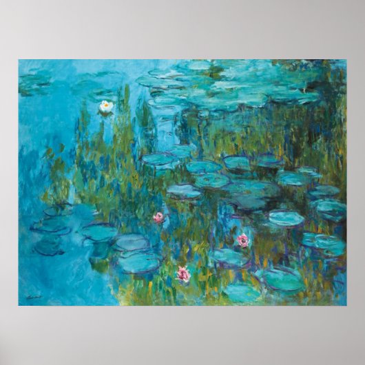 Claude Monet Water Lilies Nymphéas GalleryHD Poster (Voorkant)