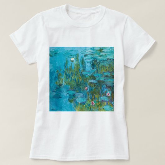 Claude Monet Water Lilies Nymphéas GalleryHD T-shirt (Design voorkant)