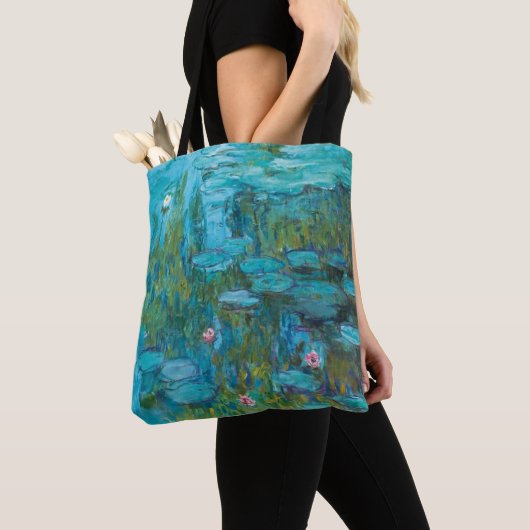 Claude Monet Water Lilies Nymphéas GalleryHD Tote Bag (Dichtbij)