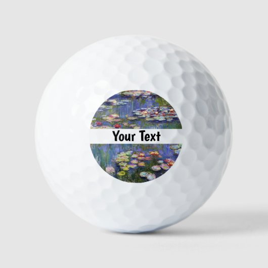 Claude Monet - Water Lilies / Nympheas Golfballen (Voorkant)