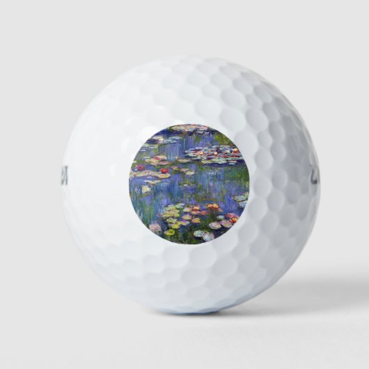 Claude Monet - Water Lilies / Nympheas Golfballen (Voorkant)