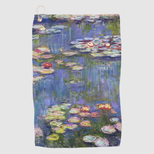 Claude Monet - Water Lilies / Nympheas Golfhanddoek (Voorkant)