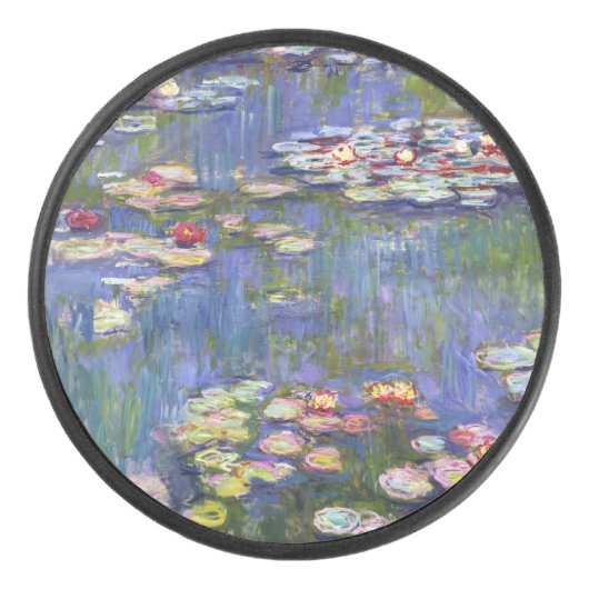Claude Monet - Water Lilies / Nympheas Hockey Puck (Voorkant)