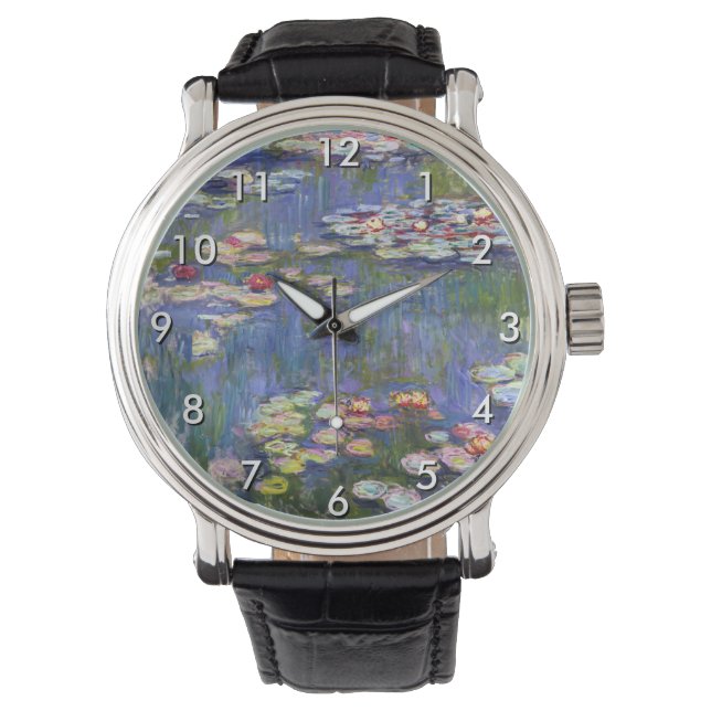Claude Monet - Water Lilies / Nympheas Horloge (Voorkant)