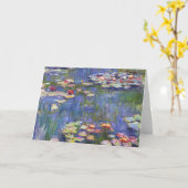 Claude Monet - Water Lilies / Nympheas Kaart (Gele Bloem)