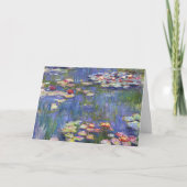 Claude Monet - Water Lilies / Nympheas Kaart (Voorkant)