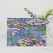 Claude Monet - Water Lilies / Nympheas Kaart (Staand voorkant)