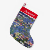 Claude Monet - Water Lilies / Nympheas Kleine Kerstsok (Voorkant (Hangend))