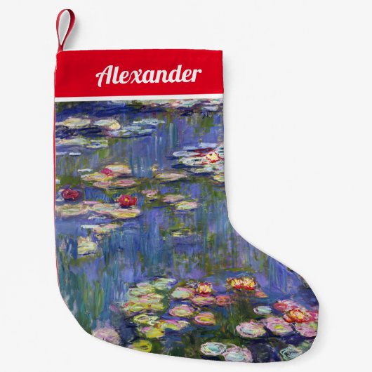 Claude Monet - Water Lilies / Nympheas Kleine Kerstsok (Voorkant)