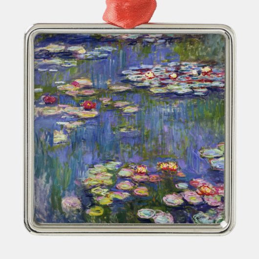 Claude Monet - Water Lilies / Nympheas Metalen Ornament (Voorkant)