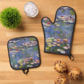 Claude Monet - Water Lilies / Nympheas Ovenwant & Pannenlap Set (Top down)