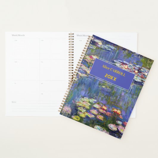 Claude Monet - Water Lilies / Nympheas Planner (Display)