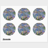 Claude Monet - Water Lilies / Nympheas Ronde Sticker (Vel)