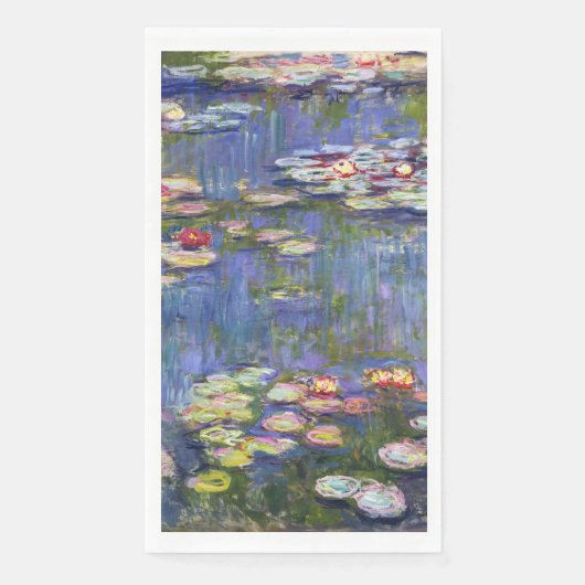 Claude Monet - Water Lilies / Nympheas Servet (Voorkant)