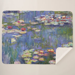 Claude Monet - Water Lilies / Nympheas Sherpa Deken