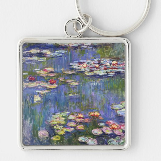 Claude Monet - Water Lilies / Nympheas Sleutelhanger (Voorkant)