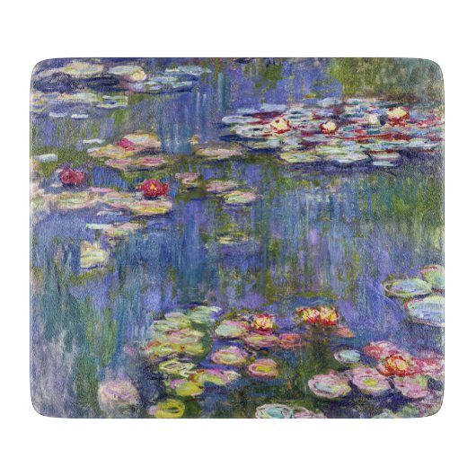 Claude Monet - Water Lilies / Nympheas Snijplank (Voorkant)