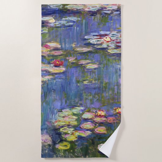 Claude Monet - Water Lilies / Nympheas Strandlaken (Voorkant)